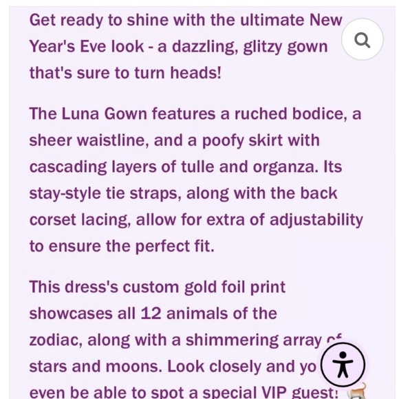 My Violet Limited Edition Luna Gown 2x - Picture 2 of 10